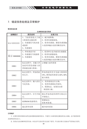 EX-3100本安型稱重電子儀表日常維護_17