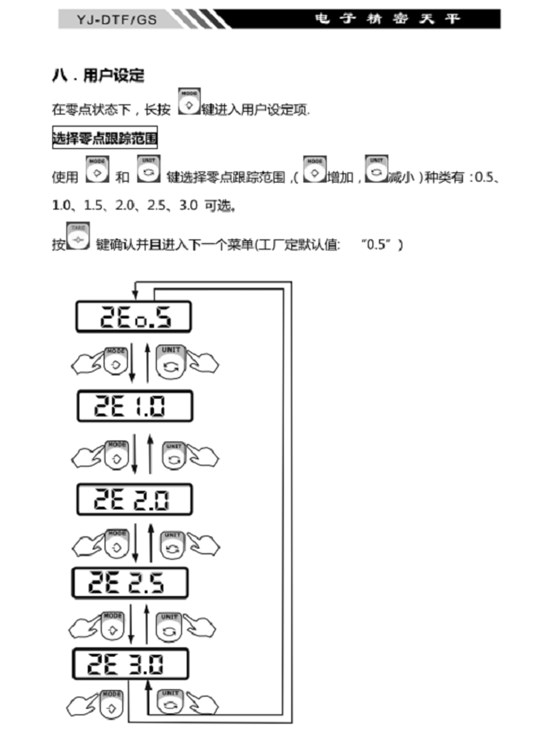 YJ-DTF-GS電子精密天平用戶設定_13