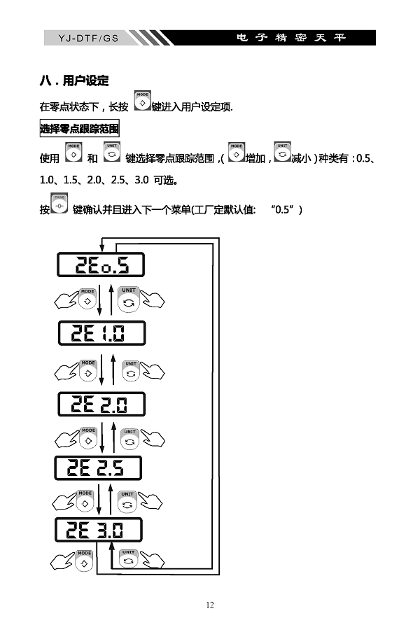 YJ-DTF-GS電子精密天平說明書內頁_頁面_13