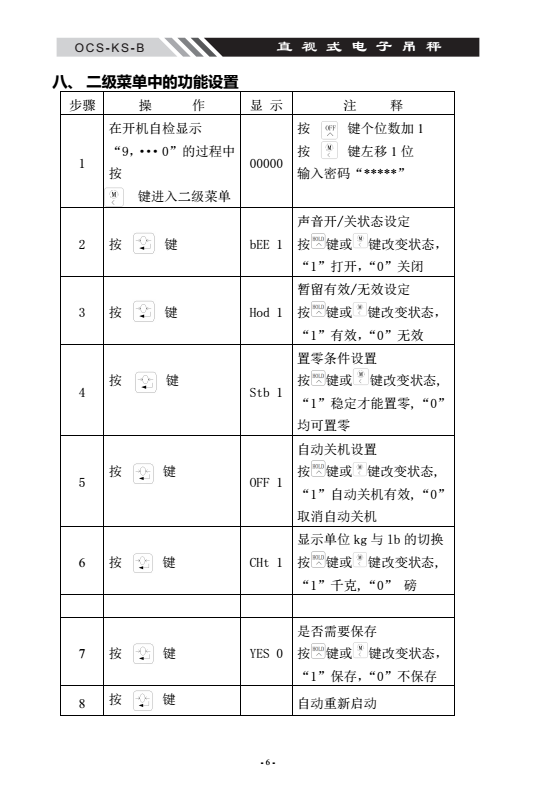 OCS-KS-B直視式電子吊秤二級菜單設置_07