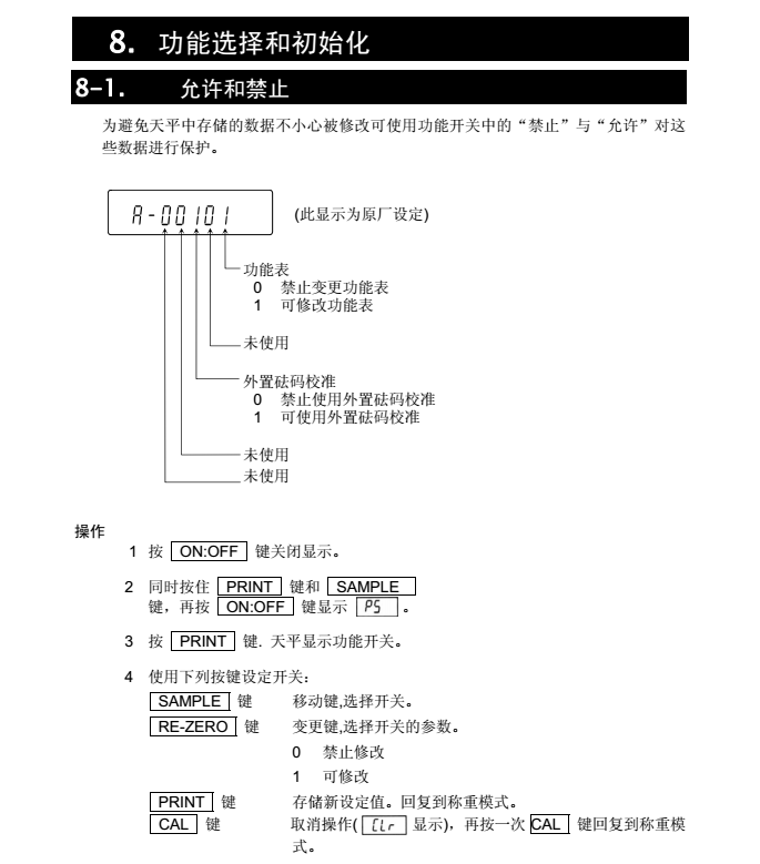 FX-i系列精密天平允許和禁止_31