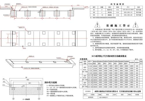 電子汽車衡基礎施工建議